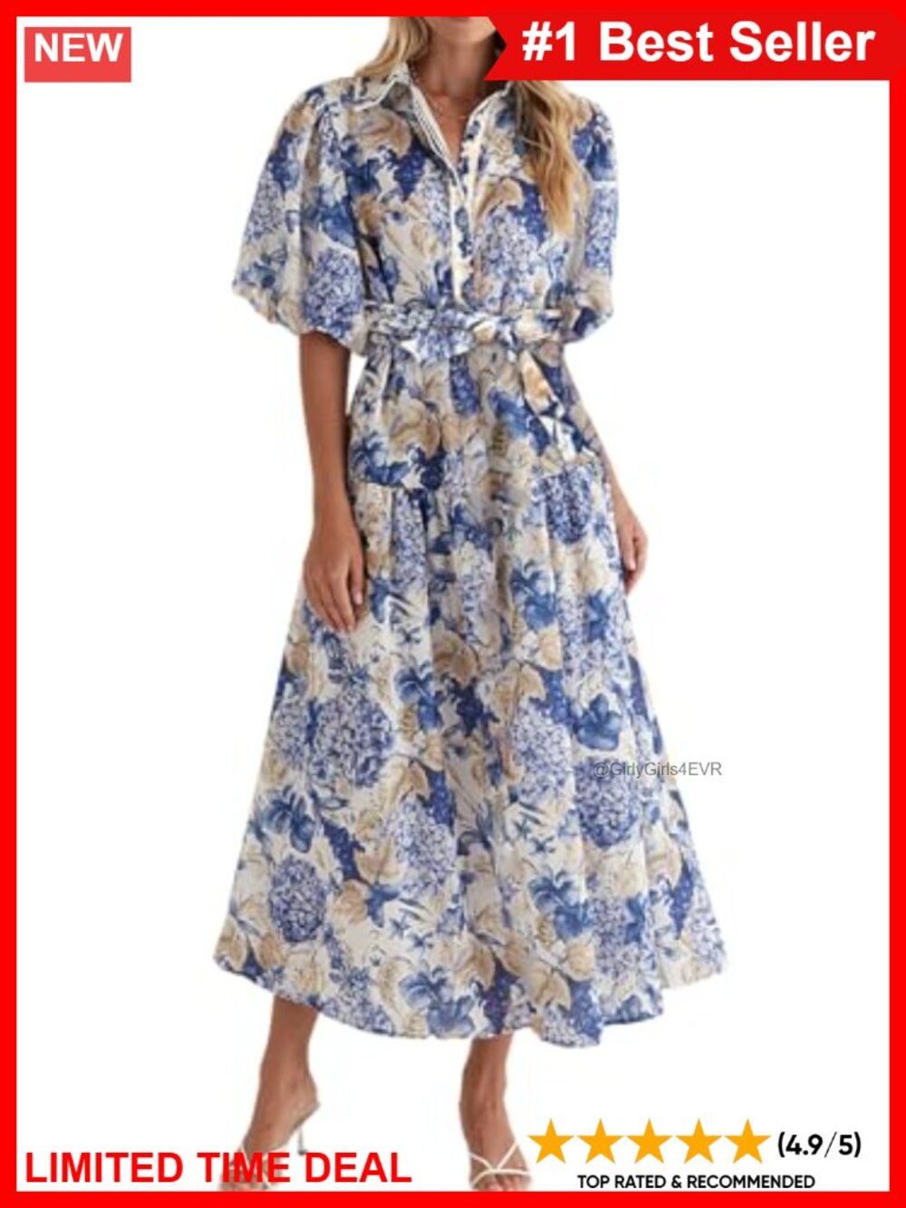 Floral Maxi Dress V-Neck Short Sleeve Wedding Guest Summer Spring